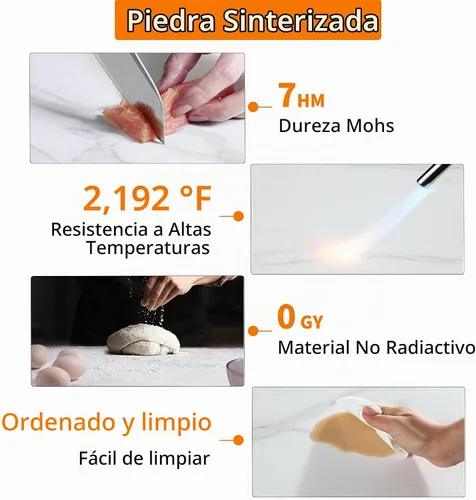 Vista 5 de Wisfor Mesa de centro de mármol para sofá de mesa: mesa central redonda de piedra sinterizada blanca de 2 niveles con Fram negro para sala de estar