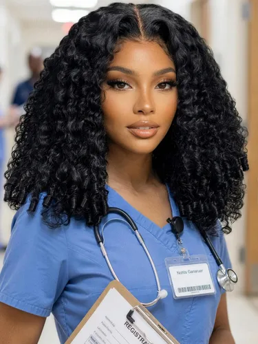 Vista 37 de KLAIYI Bye Bye Slip™ Ombre Chestnut Brown Bob Curly Glueless Precut 7x5 Lace Front Wigs Human Hair Side Part Drawstring Pre Plucked Bleached Knots