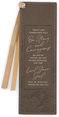 Vista 17 de Christian Art Gifts - Marcapáginas premium de piel sintética vegana con escritura bíblica para mujeres: Cuando ella habla - Proverbios 31:26, Marrón