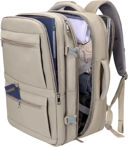 Vista 15 de BALEINE Mochila de Viaje para Mujeres y Hombres, Mochila Grande y Resistente de Equipaje de Mano para Laptop, Regalos para Negocios, Casual, Fin
