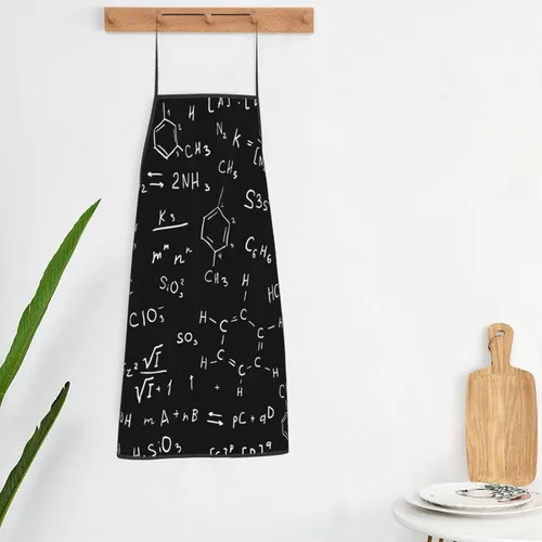 Vista 6 de Science Chemistry Equation The Lace Apron, Innovative Lace Design, And Durable Waterproof Effect Make It Very Popular Unisex