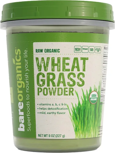 Vista 2 de Bare Organics 12522 Chlorella en polvo, 8 onzas