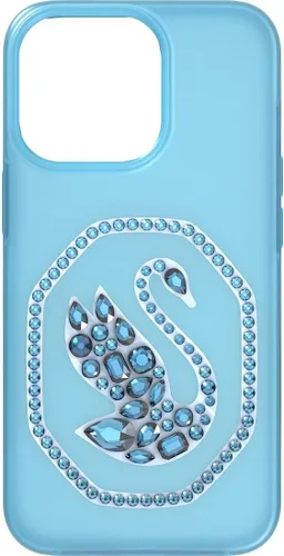 Vista 15 de SWAROVSKI Signum - Funda para teléfono inteligente, iPhone 13 Pro Max, cristales azules azul (Blue Crystals)