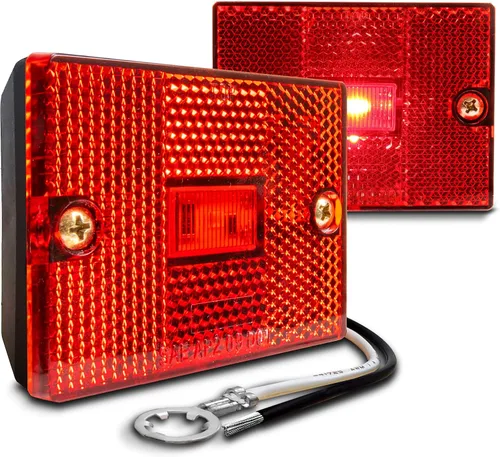 Vista 10 de TRUE MODS - Luz de marcador lateral LED ámbar [certificado DOT] [IP67 resistente al agua] [reflector integrado] para remolques de lanchas