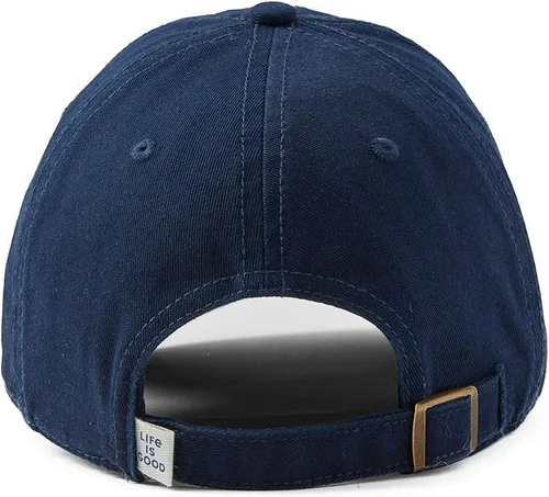 Vista 3 de Life is Good - Gorra de béisbol estándar Chill, color azul oscuro, talla única