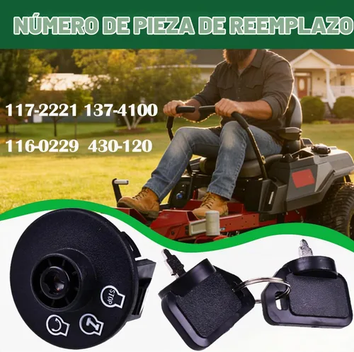 Vista 2 de JEENDA Interruptor de arranque de encendido de 5 terminales 117-2221 137-4100 compatible con Toro Z Master TimeCutter ZS SS Series Titan Exmark