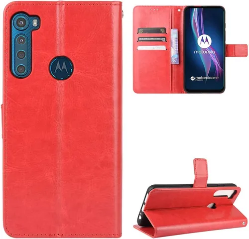 Vista 6 de Funda para Motorola Moto One Fusion+ Funda de piel con tapa para Motorola Moto One Fusion+ XT2083-1 XT2067-1 XT2067-1 XT2067-2 XT2067-3 Funda Negra