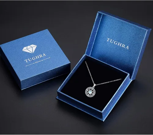 Vista 7 de TUGHRA S925 Sterling Silver Pendant Necklaces for Women Moonstone Necklaces Dainty Moonstone Necklace Jewelry Gifts for Her Women Teen Girls