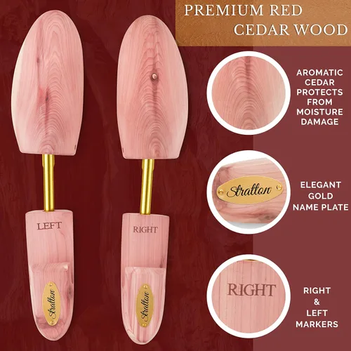 Vista 2 de Stratton Botas de cedro occidentalárbol del zapato para los hombres - Cedro rojo aromático