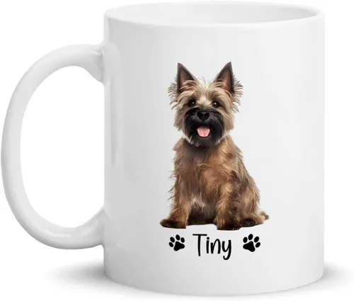 Vista 12 de Taza de café personalizada Golden Retriever con nombre para mamá o papá del perro, regalo personalizado para los amantes de los perros, taza de Taza