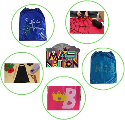 Vista 4 de Adult Superhero Capes and Masks - Halloween Costumes Adult Cape Superhero Party Capes