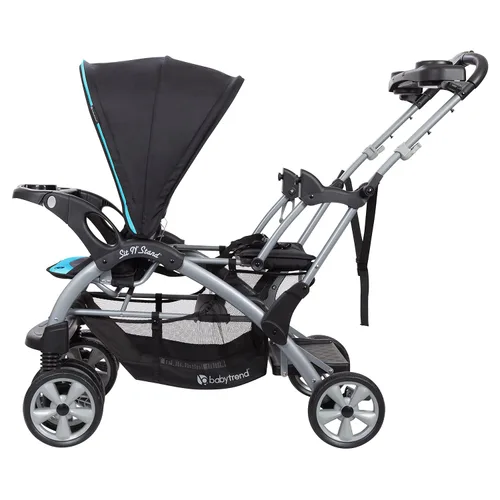 Vista 3 de Baby Trend Sit n Stand Cochecito doble, Optic Aqua