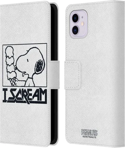 Vista 79 de Head Case Designs Funda de piel con licencia oficial de Peanuts Charlie Brown Good Grief Rock Tees compatible con Apple iPhone 11 Charlie Brown Buen
