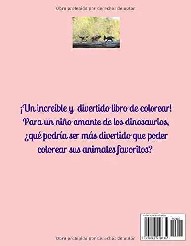 Vista 2 de Dinosaur Coloring Book Libro para colorear (Spanish Edition)