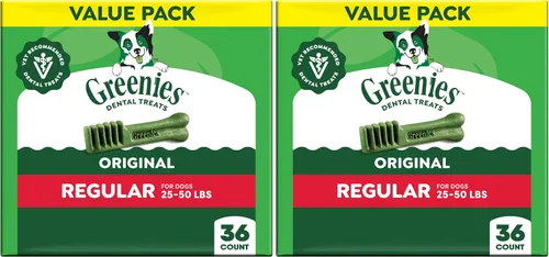 Vista 18 de Greenies - Golosinas dentales regulares para perros, sabor original de pollo, 3