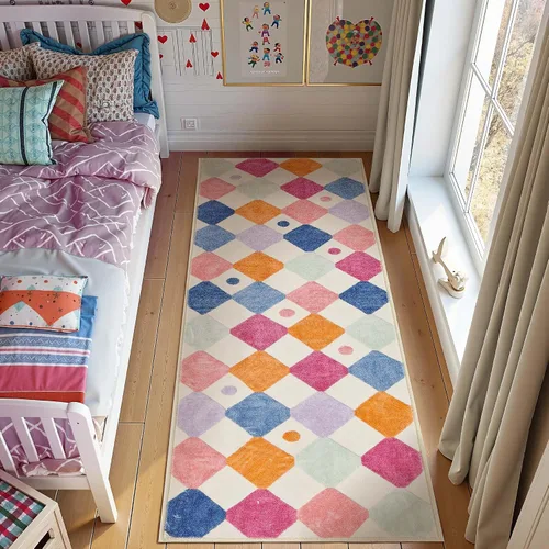 Vista 29 de jinchan Alfombra a rayas de 2 x 3 para entrada, alfombra de cocina, tapete pequeño, antideslizante, ligero, de bajo perfil, decoración para entrada