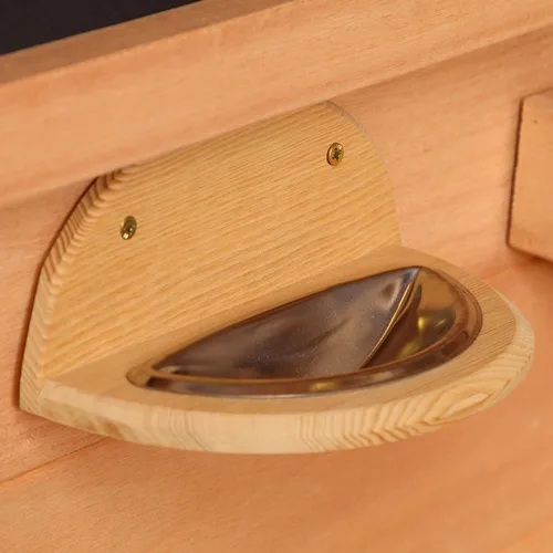 Vista 3 de Jingliving - Recipiente de aceite esencial para saunas y marco de sauna, cuenco difusor de fragancia para sauna y spa