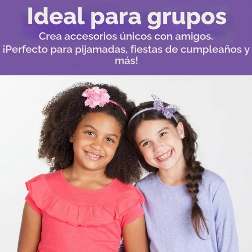 Vista 5 de Creativity for Kids - Kit de diadema de moda, hace 10 diademas de moda