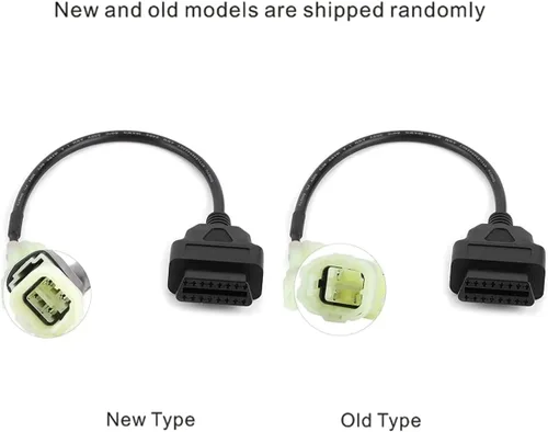 Vista 4 de Motocicletas OBD2 a 4 Pin Adaptador de diagnóstico Cable de detección de fallas de motocicleta Piezas para Honda Moto
