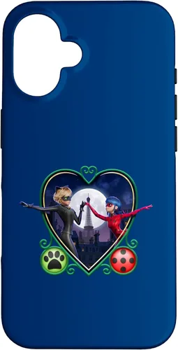 Vista 32 de Miraculous Ladybug and Cat Noir The Movie Heart - Carcasa para iPhone 17