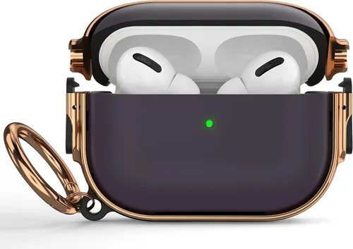 Vista 78 de Maxjoy Funda para AirPods 3 con cerradura, funda protectora rígida de 3ª generación para AirPod de 3ª generación para mujeres y hombres con llavero