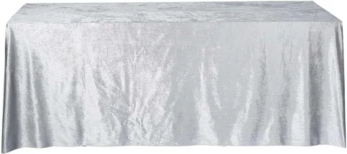 Vista 48 de Efavormart - Mantel rectangular de terciopelo negro prémium de 60 x 102 pulgadas para eventos de fiesta de boda