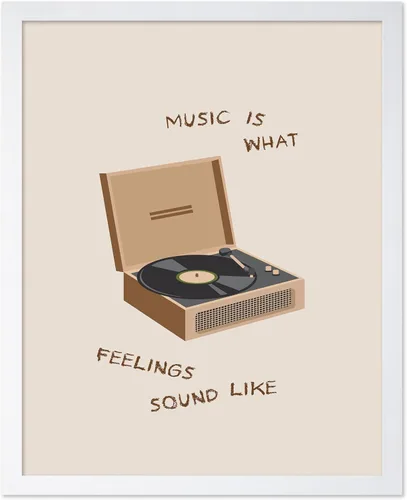 Vista 32 de Poster Master Music Is What Feelings Sounds Like - Póster de reproductor de música retro - Arte musical - Arte motivacional - Arte bohemio chic