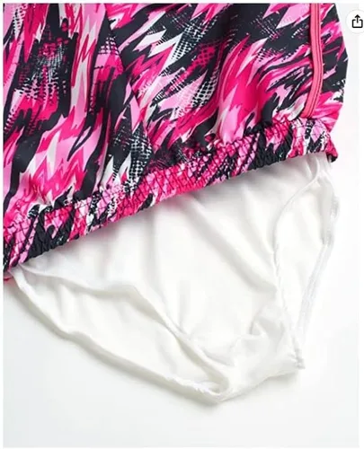 Vista 5 de dELiA*s Pantalones cortos deportivos para niña, paquete de 4 pantalones cortos deportivos para correr con riñonera (7-16)