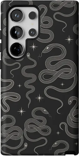 Vista 98 de Casely Funda para Galaxy S9 Postura de cadáver Yoga de esqueleto Diseño protector delgado esencial de doble capa
