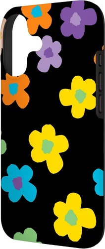 Vista 2 de Cute Flower Pattern Multicolor Wildflower Floral Yellow Case for iPhone 17