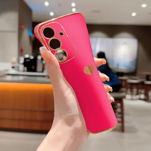 Vista 192 de phylla Funda de teléfono compatible con Samsung Galaxy A12 de 6.5 pulgadas, lindo corazón chapado en oro, elegante funda de lujo para mujer