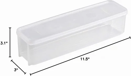 Vista 7 de Guardians Caja para guardar fideos y pasta con tapa blanca