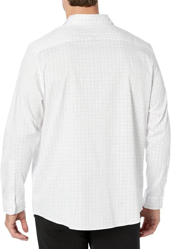 Vista 6 de Tienda Essentials Camisa de vestir elástica de manga larga ajustada para hombre
