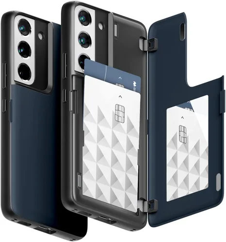 Vista 106 de GOOSPERY Funda tipo cartera para Samsung Galaxy S22 Ultra, [tarjetero] parachoques magnético de puerta con cierre automático, cubierta protectora