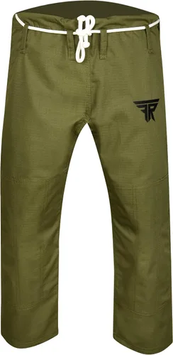 Vista 8 de FISTRAGE Jiu Jitsu Gi Patch BJJ brasileño para hombres y mujeres MMA Uniforme con cinturón