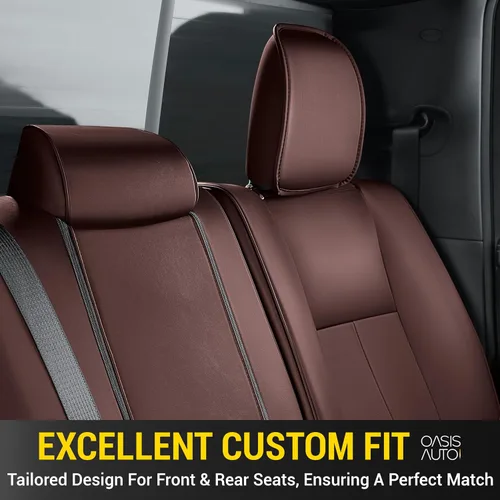 Vista 6 de OASIS AUTO Juego completo de fundas de asiento para Ram, compatibles con Ram 1500 (2009-2018) / Ram 2500 (2010-2018), fundas de asiento impermeables