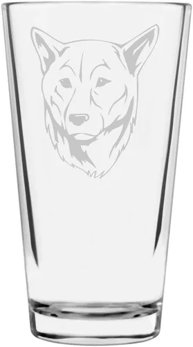Vista 308 de Podenco Canario - Vaso de pinta de 16 onzas con temática de perro personalizado
