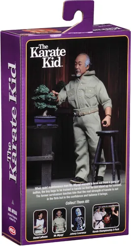 Vista 3 de NECA The Karate Kid - Mr. Miyagi - Figuras de acción vestidas de 8 pulgadas