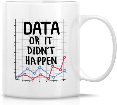 Vista 11 de Retreez Taza divertida – Give Me All The Data Science Scientist Analyst Computer Accounting - Tazas de café de cerámica de 11 onzas, sarcasmo