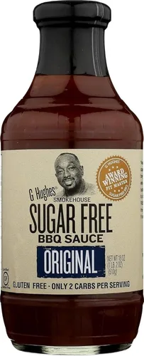 Vista 12 de G Hughes Salsa BBQ Sin Azúcar 17.28 oz