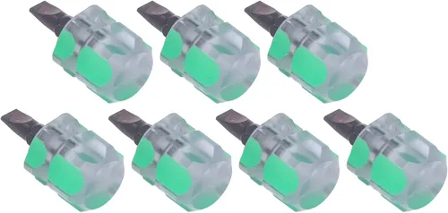 Vista 9 de Hztyyier 7 destornilladores de cabeza plana, juego de mini destornilladores para máquina de coser con mango ergonómico antideslizante para uso