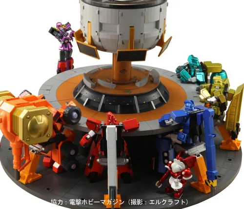 Vista 8 de Bandai Tamashii Naciones Volfogg y Big Order Room GaoGaiGar Super Robot Chogokin