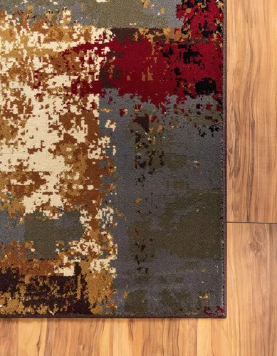 Vista 8 de Unique Loom Barista Collection - Alfombra de área Catuai (2' 2" x 3' 1" Rectángulo, Multi/ Marrón)