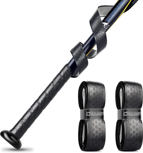 Vista 8 de CHAMPKEY PRO - Cintas de agarre de bate de 40 pulgadas, paquete de 2 cintas de bate de rendimiento para todo tipo de clima, cintas de agarre