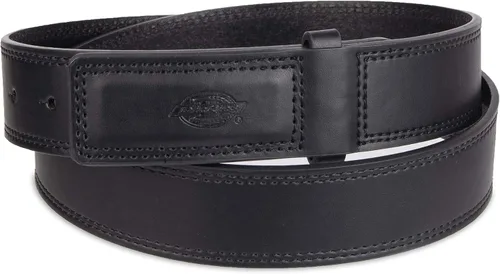 Vista 2 de Dickies Cinturón mecánico de cuero antiarañazos para hombre, Negro