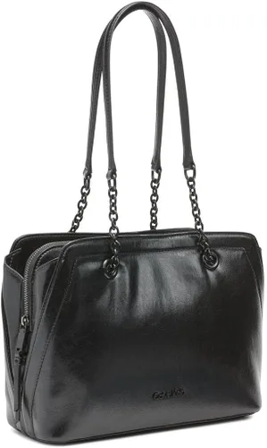 Vista 5 de Calvin Klein Mochila de cadena de triple compartimento con micro guijarros de Hailey
