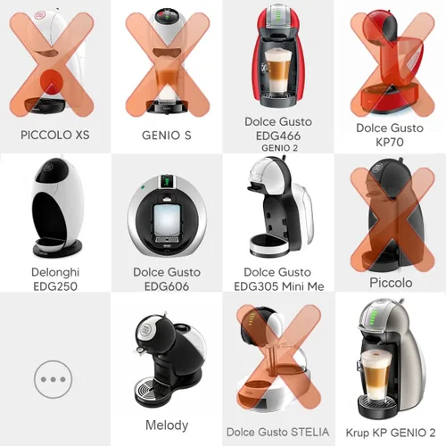 Vista 2 de Convertidor para máquina Dolce Gusto para preparar cápsulas de café Nespre**so, adaptador de Dolce Gusto a Nespre**so Compatible con: Dolce Gusto