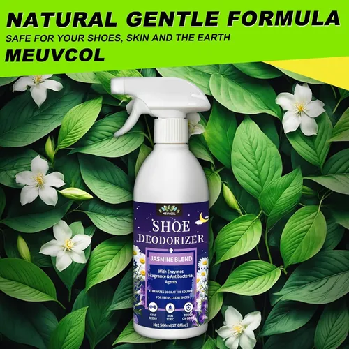 Vista 2 de Spray desodorante para zapatos, potente eliminación de olores de 17.6 onzas líquidas para zapatos, tenis, botas, tacos y cuero, aerosol de larga