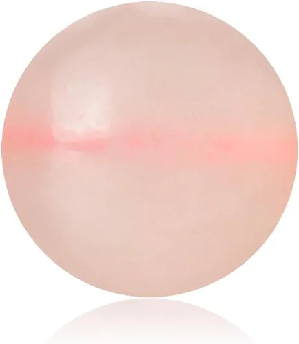 Vista 29 de 100 cuentas redondas sueltas de ágata natural de 0.236 pulgadas con agujero para collares, pulseras, aretes, con cordón elástico de cristal gratis