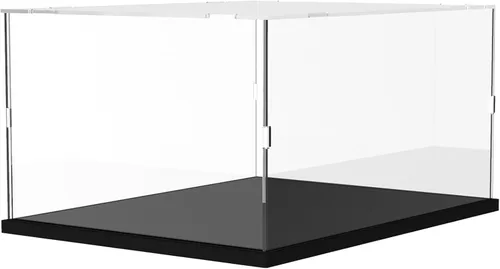 Vista 19 de DuvinDD Vitrina de acrílico para Lego Flowers Plum Blossom 10369 Lego Botanicals Lucky Bamboo 10344 Coleccionables, caja de exhibición transparente